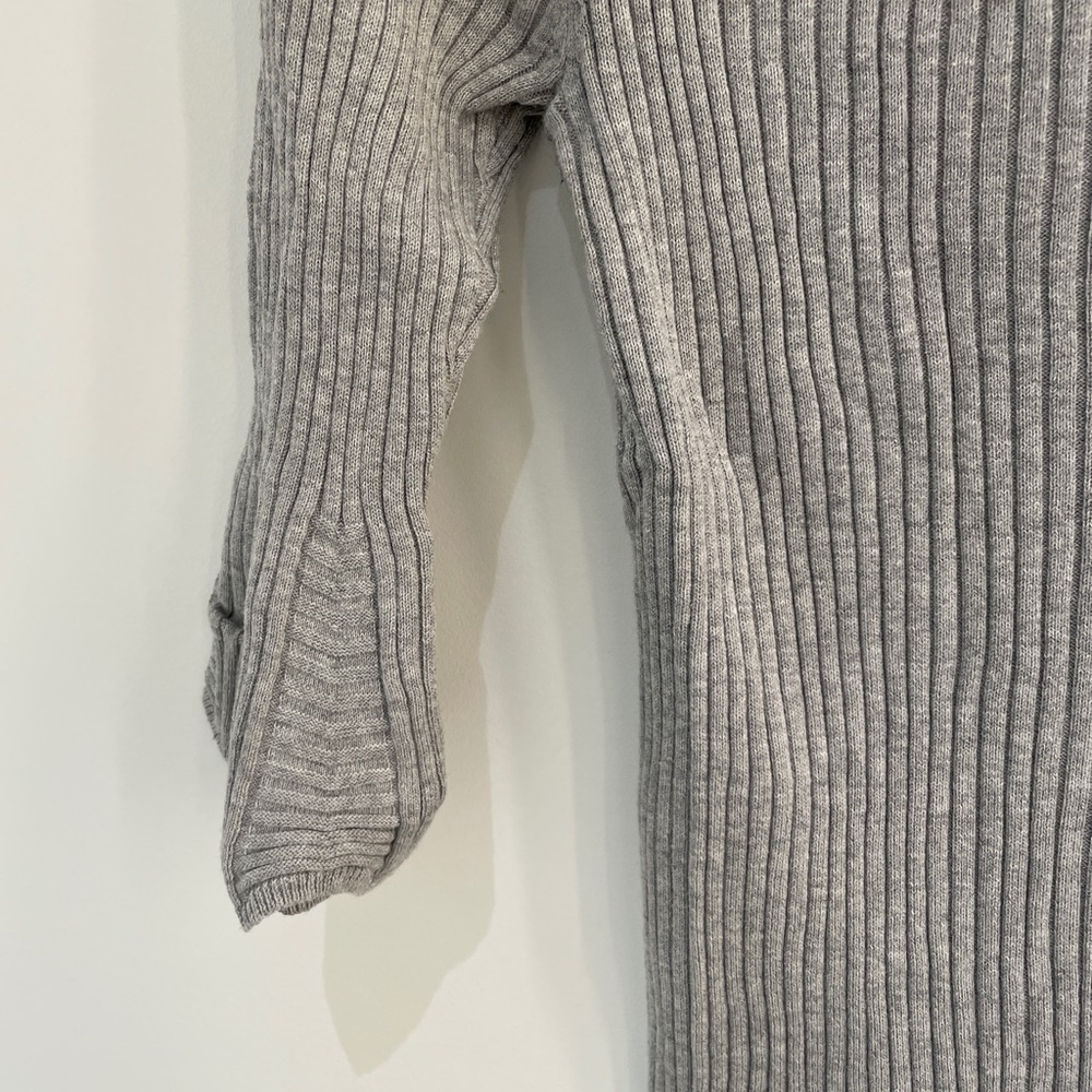 Michael Stars Rib Knit 3/4 Ruffle Sleeve Sweater - Picture 8 of 10